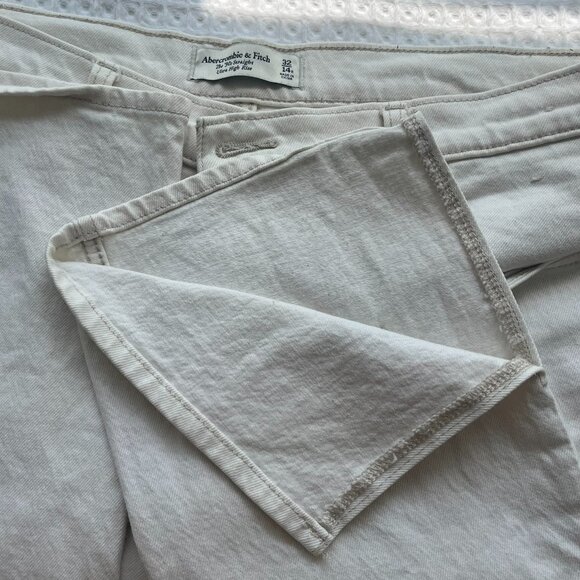 Abercrombie & Fitch The 90'2 Straight Ultra High Rise Jeans Sz 14 - Picture 4 of 5